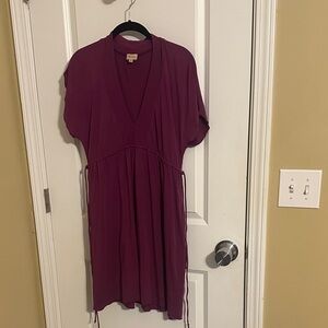 Ella Moss Purple Midi Dress